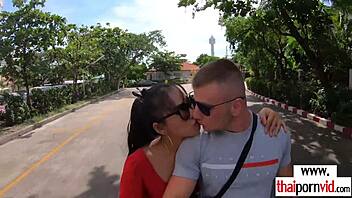 hot thai teen polly with big boobs on european cock