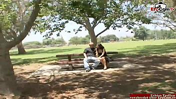 My busty wife with fake tits fuks a monster cock in high heels while i wach as her cuckold husband.