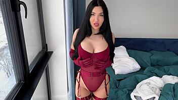 Passionate homemade sex with horny stepsister