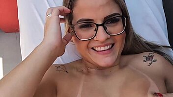 Latina Squirts On Monster Cock At Motel Party, Gets Cum In Mouth