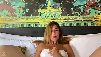 agatha vega and christian clay in a scene - free version