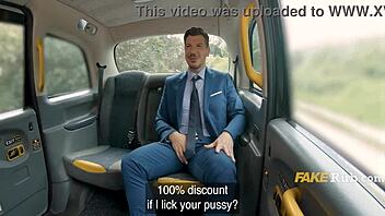 Cab driver rides cowgirl for cash in public taxi