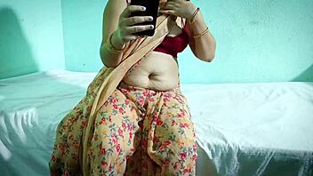 desi lucky boy fucks hot bhabhi instead of husband 😏