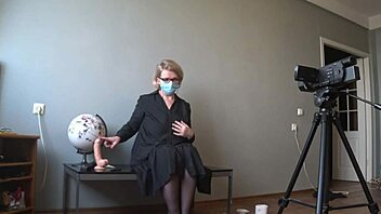 how i record my anal-vaginal penetration videos as a mature teacher in anatomy lesson pawg