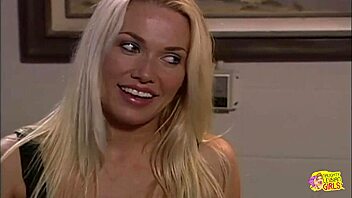 Beautiful blonde says to her friend, eat my pussy and kiss my big ass