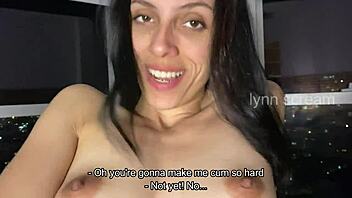 fucked tinder guy on our first date with amateur blowjob, creampie, and rough riding in homemade petite latina pov action