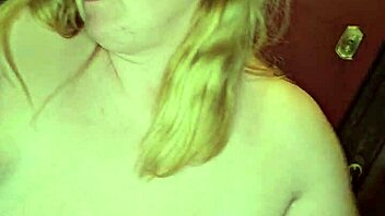 Preggo milf gives full blowjob and takes facial