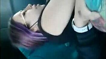 sexy latina blows her boyfriend on the bus to medellin