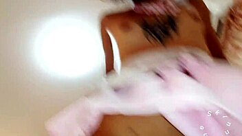 Annoying tiny cockroach interrupts my self-sucking session