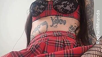 Rachel Miranda guides jerk off to cum in ass