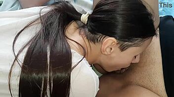 Girlfriend licks sucks kisses my pussy