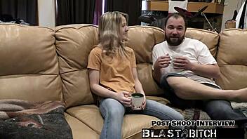 Stacy Shepard's pussy gets dominated and filled with cum in POV backstage