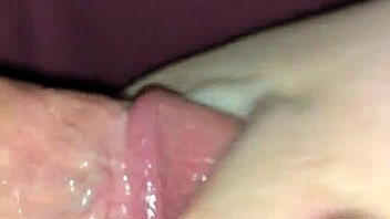 I give a sloppy POV blowjob closeup at home. The homemade scene captures every detail.