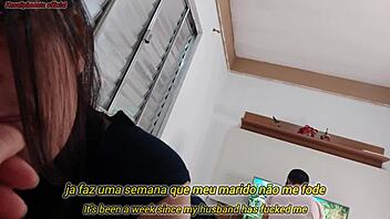 dona de casa seduz técnico enquanto marido está fora 😏🍆