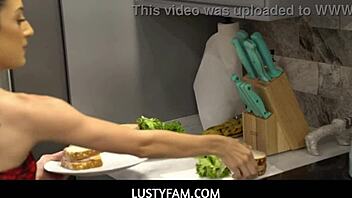 Lustyfam freya von doom and naudi nala prep for a college party and pick out their most seductive outfits