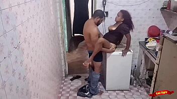 Eating the maid's ass? Latina anal fuck!