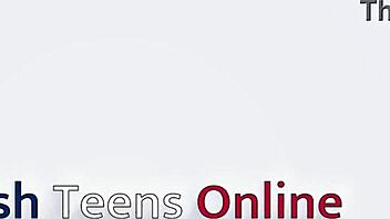 watch this goth teen get edged with a wand by her neighbor