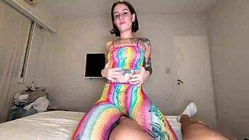 My sexy roommate visits my college bedroom for intense passion.