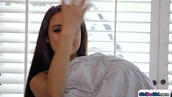 Busty Stepmom Joins Young Stepteen And Her Girlfriend In Lesbian Threesome