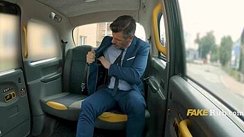 Cab driver rides cowgirl for cash in public taxi