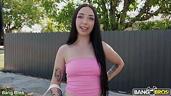 Young 18+ Riding Monster Cock on Anal Bus