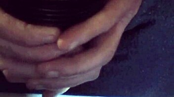 Old British Daddy Uses Fleshlight For Intense Orgasm With Moaning