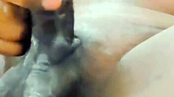 Old crossdresser humiliates himself by pissing and masturbating in toilet