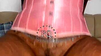 have you seen this ebony teen fucking herself with huge rainbow dildo?