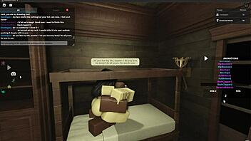 Fucking a Whore in Heat in Roblox Studio