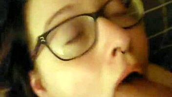 i tied down my cute brunette girlfriend for some intense bedroom domination