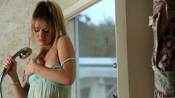 Brett Rossi enjoys her magic shower solo