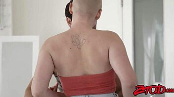 riley nixon gets a hard workout in this intense scene.