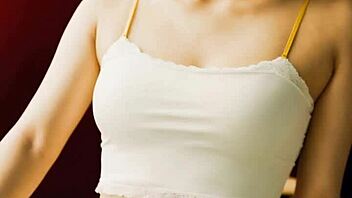 blindfolded asian girls getting intense massages in lingerie