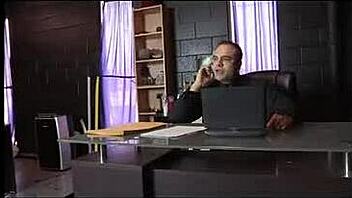 belle knox interacts with the coach in uniform during a private session.