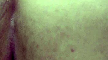 Madura gets captured flashing big ass and tits in public bathroom while riding cowgirl style