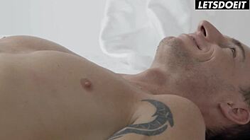 sweet babe caprice moans while taking huge cock and cum in mouth