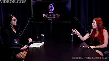 carla santos and bia hot in best moments of podcast, with handjob and orgasm