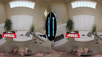 New neighbor Cherry Kiss is lonely housewife wanting to fuck