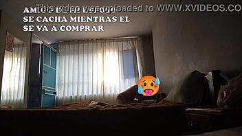 Friend gets in bed while husband is at training, we rent beds for everyone