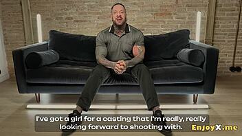 tatted dark haired babe deep-throated and humped in cowgirl, ass licked and rimmed