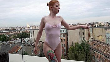 redhead bitch fucks husbands best friend 😈