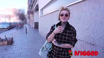 teen lady medusa craves hard interracial sex with black men