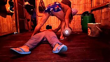 my stepmother wants proof i'm still a virgin so she rides my cock