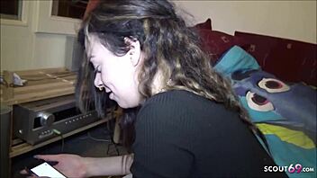 student enjoys big black cocks and swallowing sperm in this interracial scene