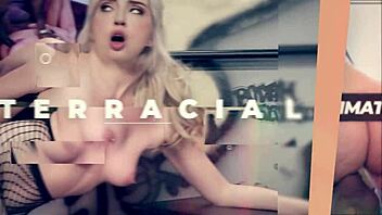 milf busty blonde assistant rides cock in office