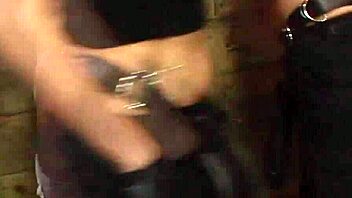 Savage Mistress Strapon Fucks Bound Group