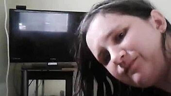 White Girl Performs Deepthroat On Interracial Cock