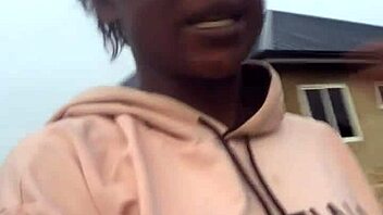 Crazy girl loves to twerk her big ass outdoors.