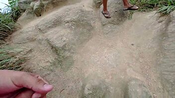 Caught fucking couple in woods continued