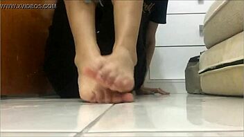 Bold Black Socks Spit Tease.